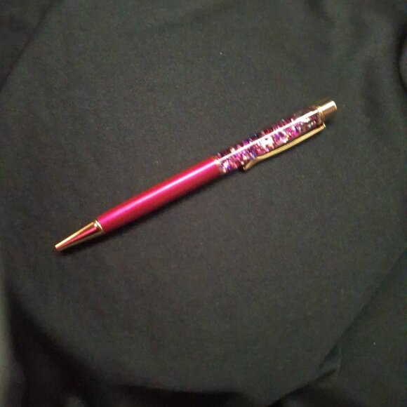 Hot Pink Bundle, Hello Kitty, Sequin Coin Purse and Float Glitter Pen - Picture 4 of 4